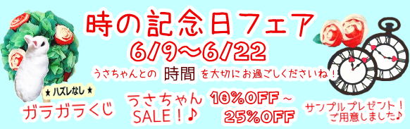 時の記念日フェア！