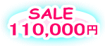 SALE セール 110000円 　110000