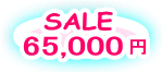 SALE セール 65000円 65000