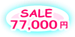 SALE セール 77000円 　77000